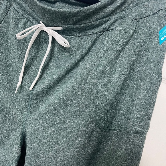 Walk Pop Heather Green jogger sweatpants Size 1x - Picture 2 of 7